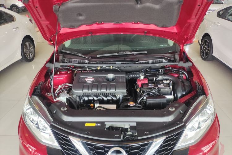 Used Nissan Tiida 2019 1.6L CVT Smart Drive Version China VI Standard Engine Bay