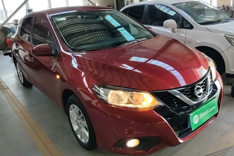Used Nissan Tiida 2019 1.6L CVT Cool Edition China VI Standard Front Right 45 Deg