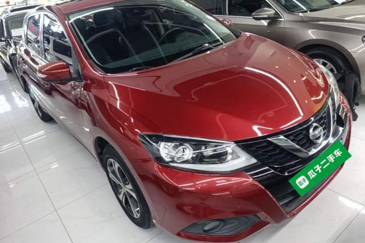 Used Nissan Tiida 2019 1.6L CVT Smart Enjoyment Version China VI Standard Front Right 45 Deg