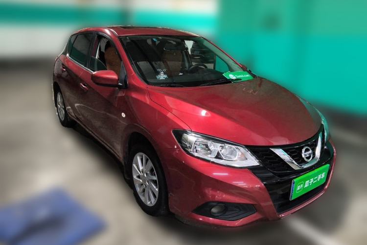 Used Nissan Tiida 2019 1.6L CVT Cool Edition China VI Standard Front Right 45 Deg