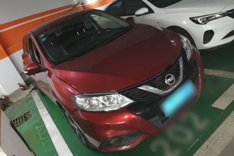 Used Nissan Tiida 2019 1.6L CVT Smart Drive Version China VI Standard Front Right 45 Deg