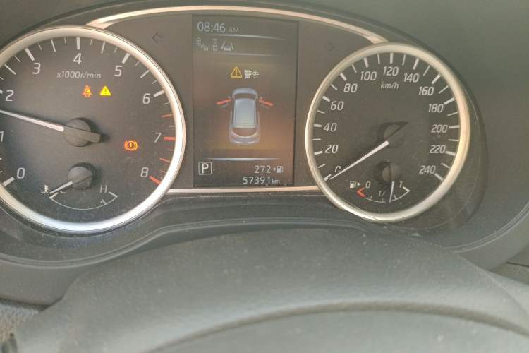 Used Nissan Tiida 2019 1.6L CVT Smart Drive Version China VI Standard Odometer Close Up