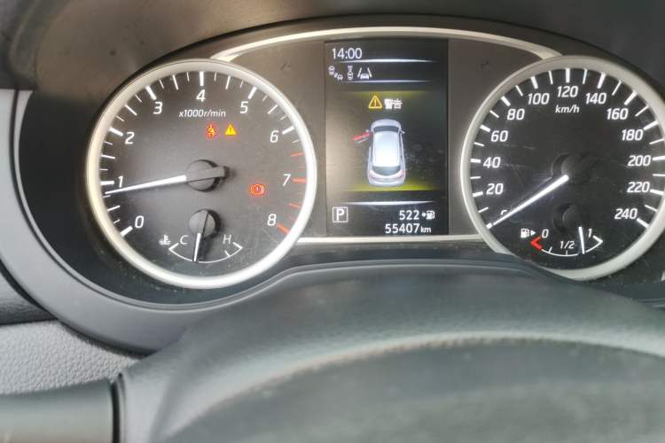 Used Nissan Tiida 2019 1.6L CVT Smart Drive Version China VI Standard Odometer Close Up