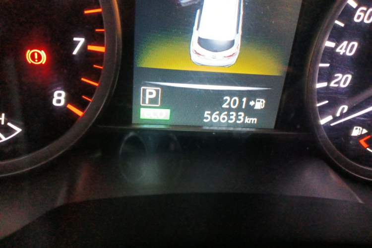 Used Nissan Tiida 2019 1.6L CVT Smart Drive Version China VI Standard Odometer Close Up