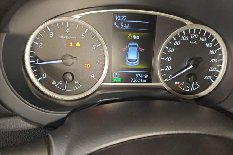 Used Nissan Tiida 2019 1.6L CVT Smart Drive Version China VI Standard Odometer Close Up