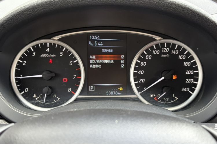 Used Nissan Tiida 2019 1.6L CVT Smart Drive Version China VI Standard Odometer Close Up