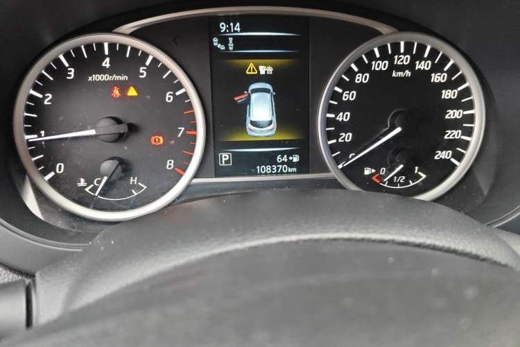 Used Nissan Tiida 2019 1.6L CVT Smart Drive Version China V Standard Odometer Close Up
