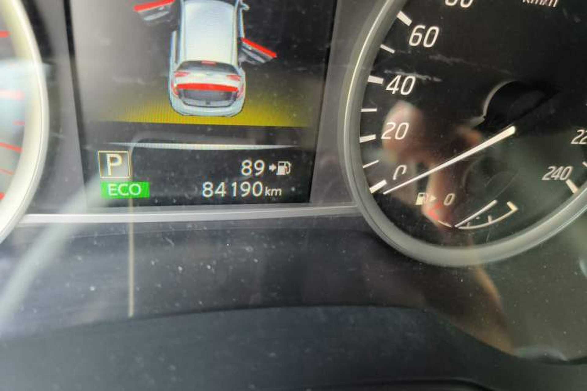 Used Nissan Tiida 2019 1.6L CVT Smart Enjoyment Version China VI Standard Odometer Close Up
