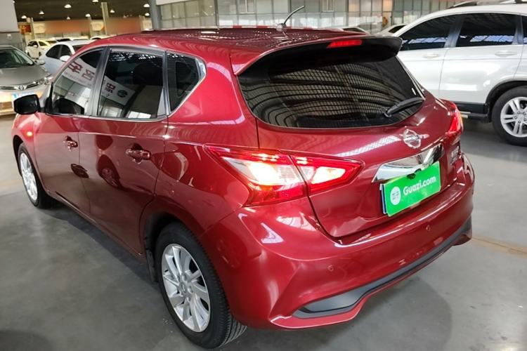 Used Nissan Tiida 2019 1.6L CVT Cool Edition China VI Standard Rear Left 45 Deg