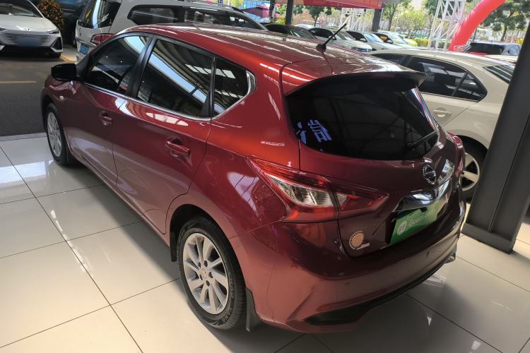 Used Nissan Tiida 2019 1.6L CVT Cool Edition China VI Standard Rear Left 45 Deg