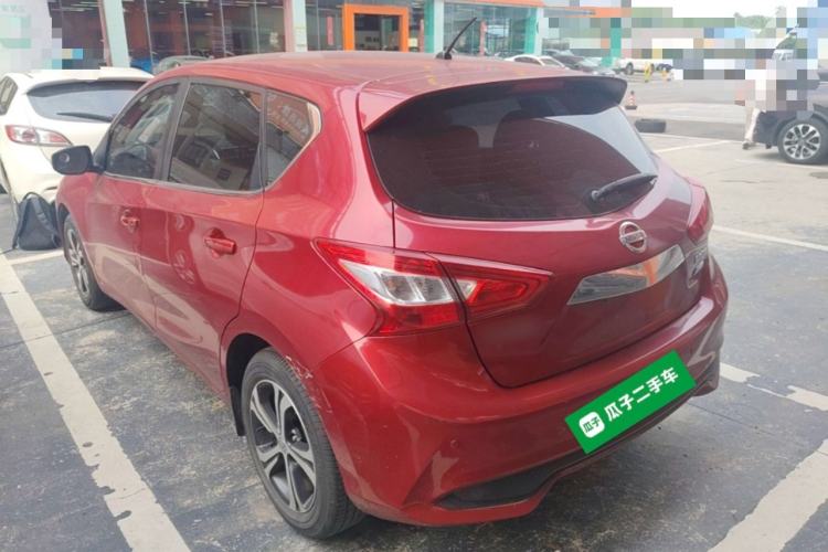 Used Nissan Tiida 2019 1.6L CVT Smart Enjoyment Version China VI Standard Rear Left 45 Deg