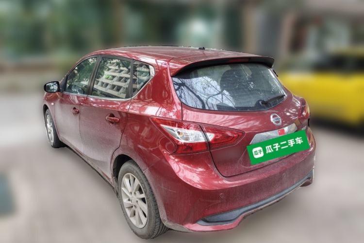 Used Nissan Tiida 2019 1.6L CVT Cool Edition China VI Standard Rear Left 45 Deg