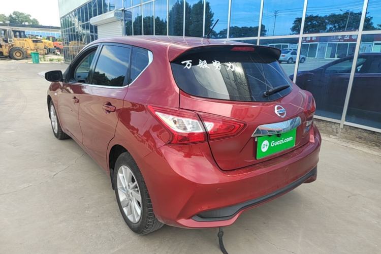Used Nissan Tiida 2019 1.6L CVT Cool Edition China VI Standard Rear Left 45 Deg
