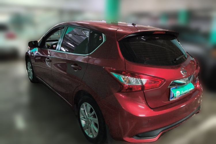 Used Nissan Tiida 2019 1.6L CVT Cool Edition China VI Standard Rear Left 45 Deg
