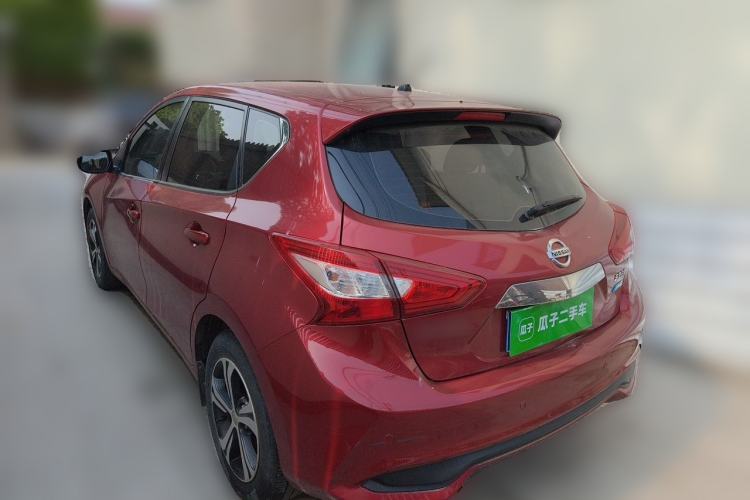 Used Nissan Tiida 2019 1.6L CVT Smart Enjoyment Version China VI Standard Rear Left 45 Deg