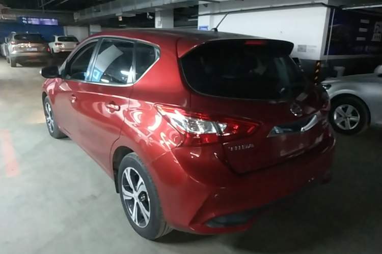 Used Nissan Tiida 2019 1.6L CVT Smart Drive Version China VI Standard Rear Left 45 Deg