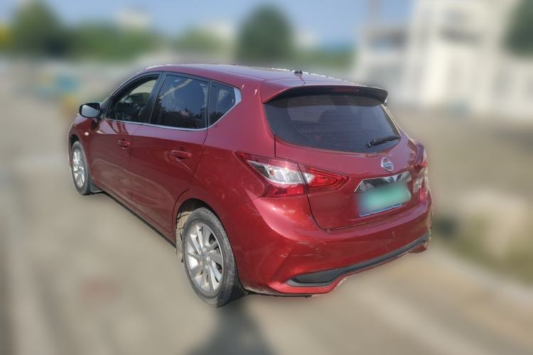 Used Nissan Tiida 2019 1.6L CVT Cool Edition China VI Standard Rear Left 45 Deg