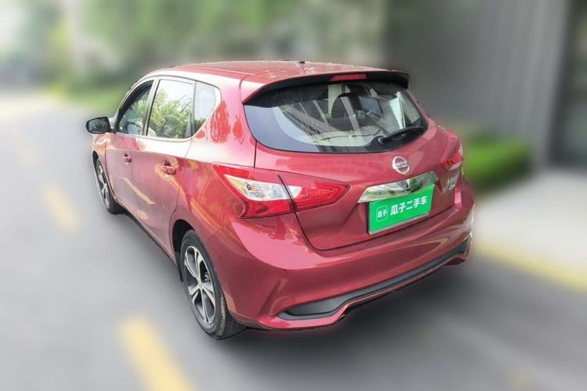 Used Nissan Tiida 2019 1.6L CVT Smart Enjoyment Version China VI Standard Rear Left 45 Deg