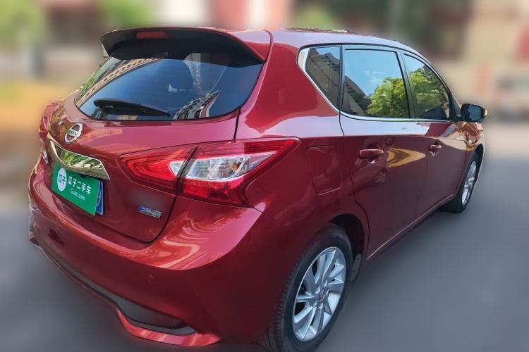 Used Nissan Tiida 2019 1.6L CVT Cool Edition China VI Standard Rear Right 45 Deg