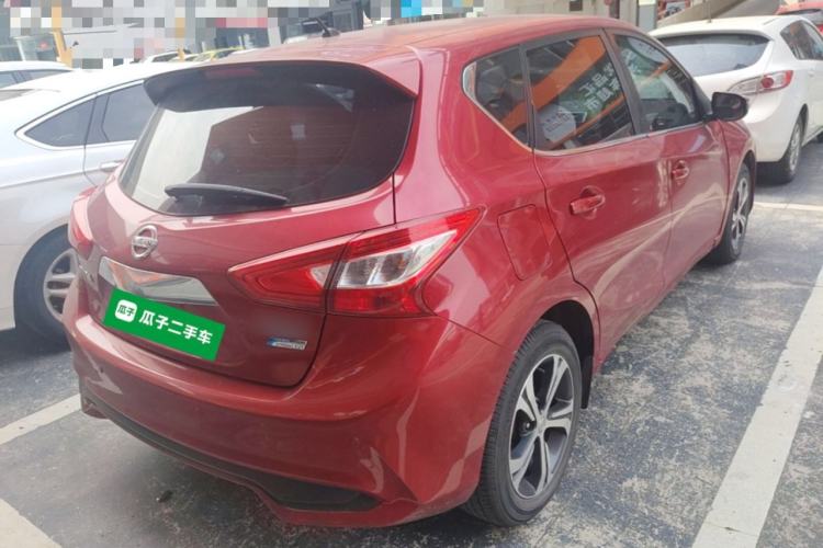 Used Nissan Tiida 2019 1.6L CVT Smart Enjoyment Version China VI Standard Rear Right 45 Deg