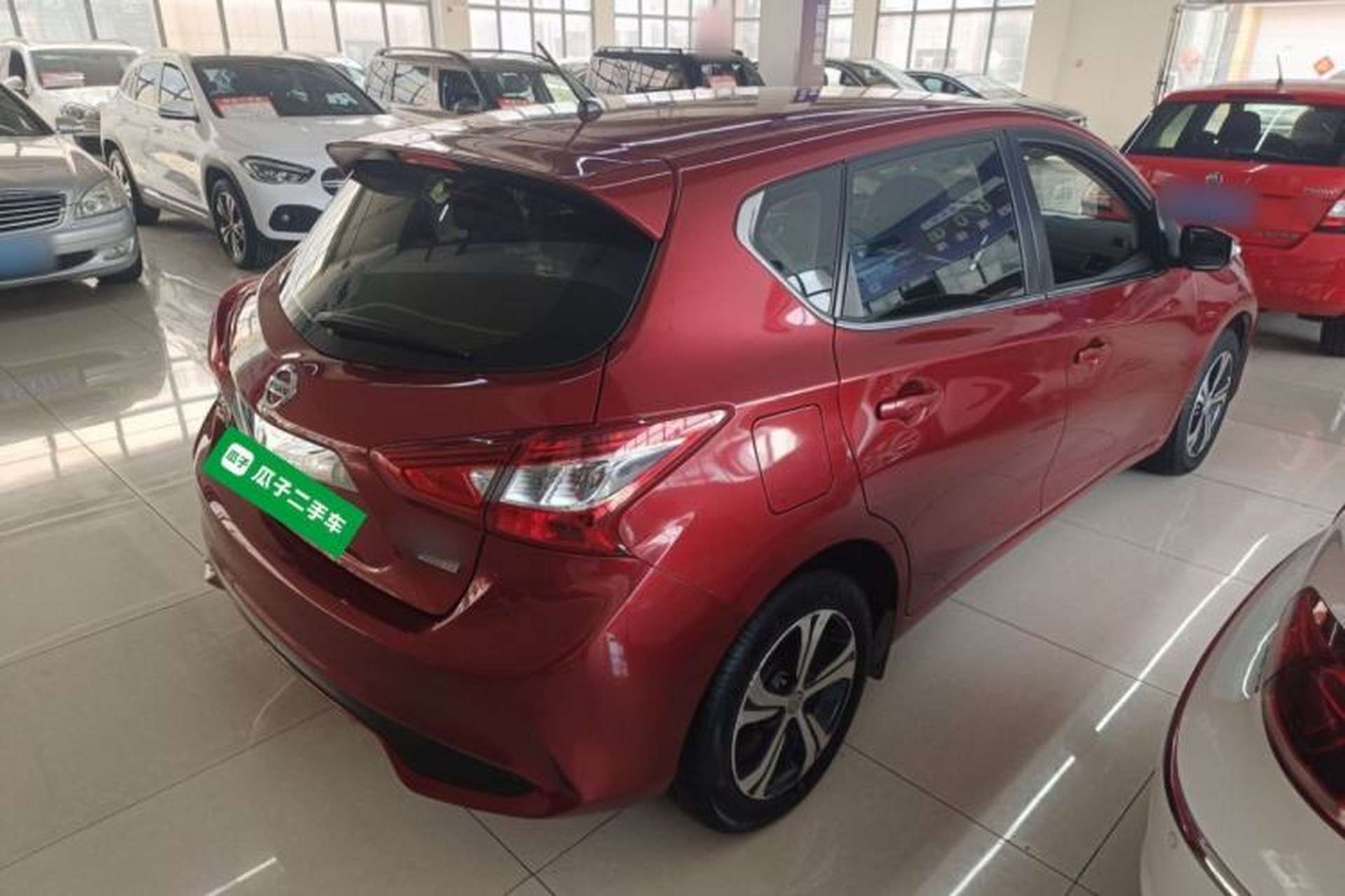 Used Nissan Tiida 2019 1.6L CVT Smart Drive Version China VI Standard Rear Right 45 Deg