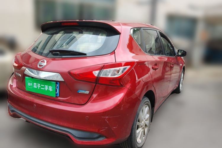 Used Nissan Tiida 2019 1.6L CVT Cool Edition China VI Standard Rear Right 45 Deg