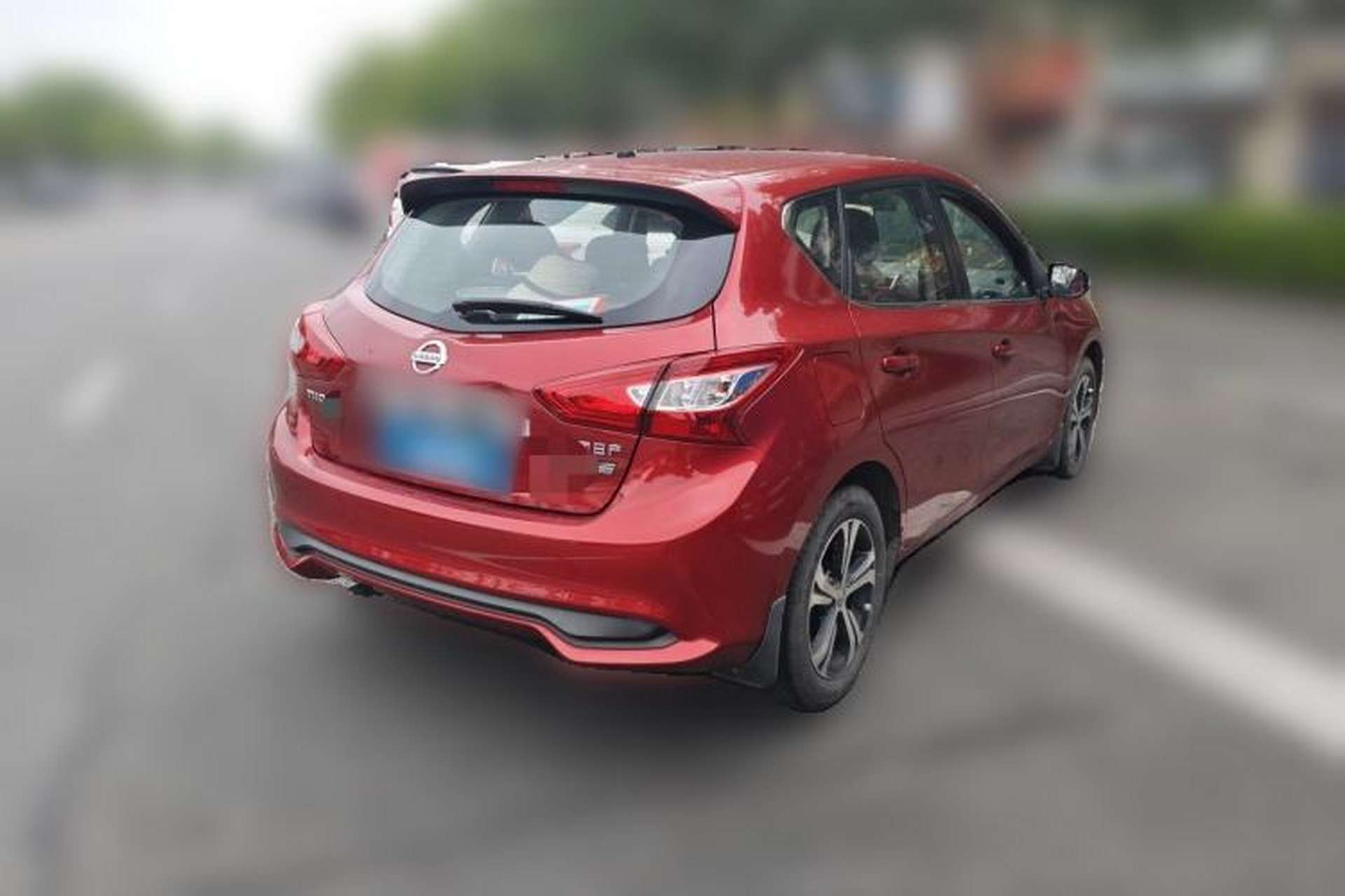 Used Nissan Tiida 2019 1.6L CVT Smart Drive Version China V Standard Rear Right 45 Deg