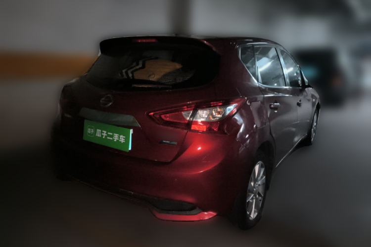 Used Nissan Tiida 2019 1.6L CVT Cool Edition China VI Standard Rear Right 45 Deg