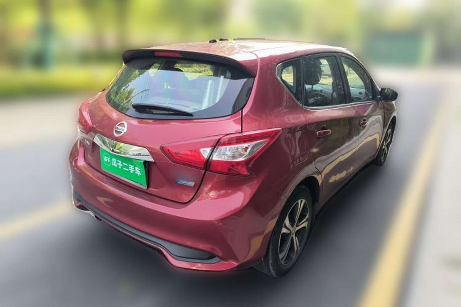 Used Nissan Tiida 2019 1.6L CVT Smart Enjoyment Version China VI Standard Rear Right 45 Deg