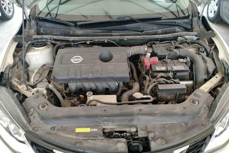 Used Nissan Tiida 2019 1.6L CVT Cool Edition China VI Standard Engine Bay
