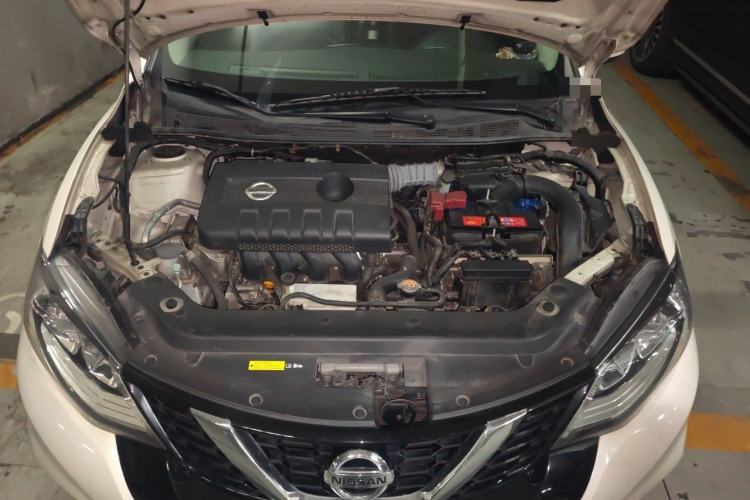 Used Nissan Tiida 2019 1.6L CVT Smart Drive Version China V Standard Engine Bay