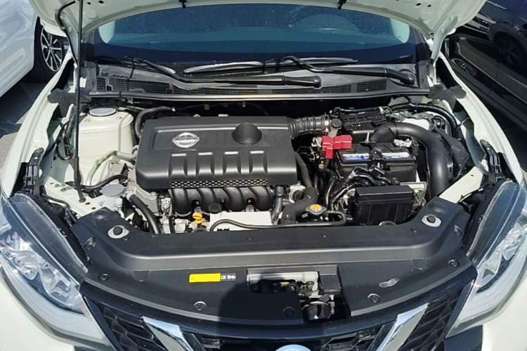 Used Nissan Tiida 2019 1.6L CVT Smart Drive Version China VI Standard Engine Bay