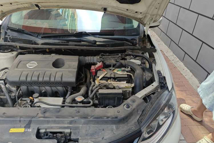 Used Nissan Tiida 2019 1.6L CVT Smart Enjoyment Version China VI Standard Engine Bay Left