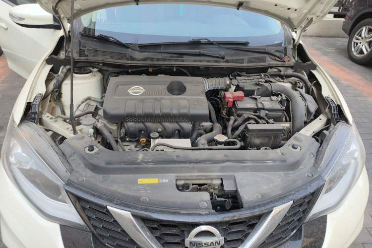 Used Nissan Tiida 2019 1.6L CVT Smart Enjoyment Version China VI Standard Engine Bay