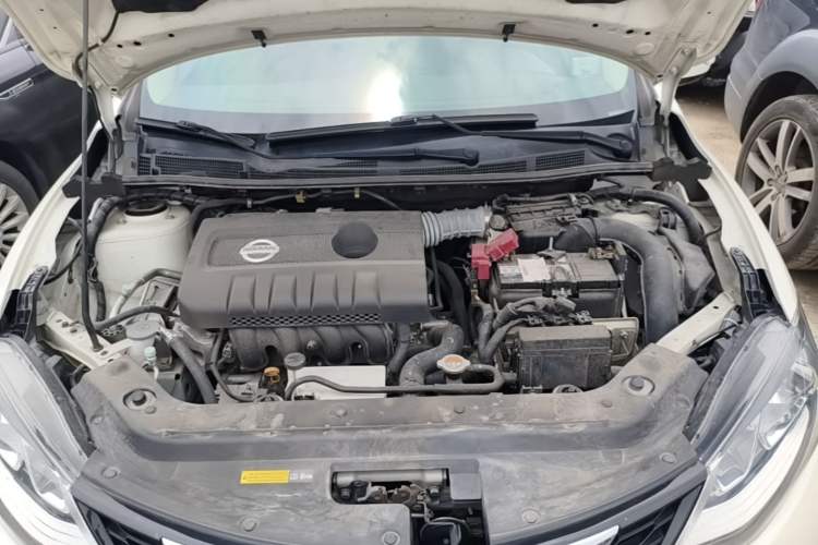 Used Nissan Tiida 2019 1.6L CVT Smart Drive Version China VI Standard Engine Bay