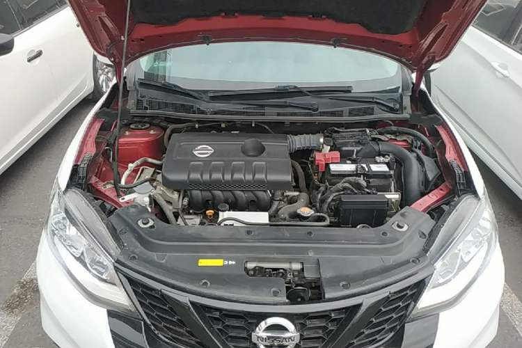Used Nissan Tiida 2019 1.6L CVT Smart Drive Version China VI Standard Engine Bay