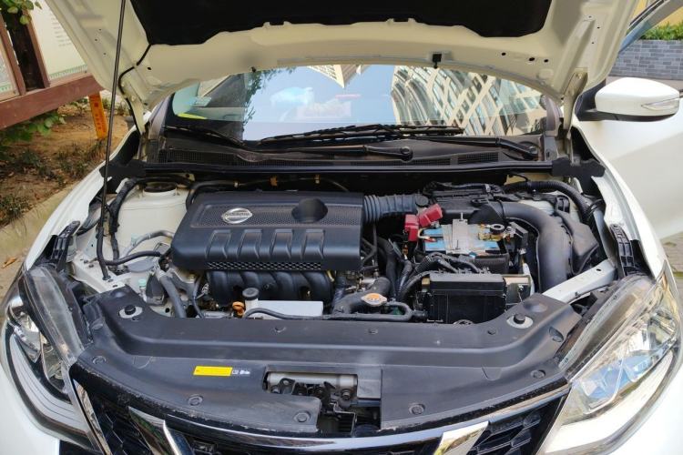 Used Nissan Tiida 2019 1.6L CVT Smart Drive Version China VI Standard Engine Bay