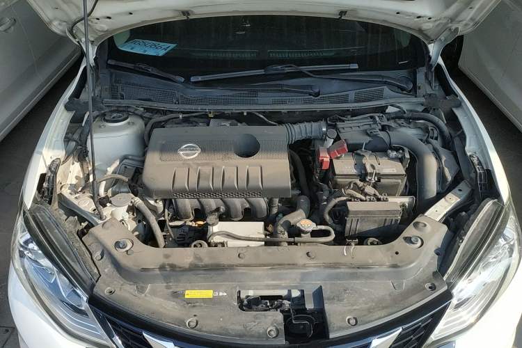 Used Nissan Tiida 2019 1.6L CVT Smart Drive Version China VI Standard Engine Bay
