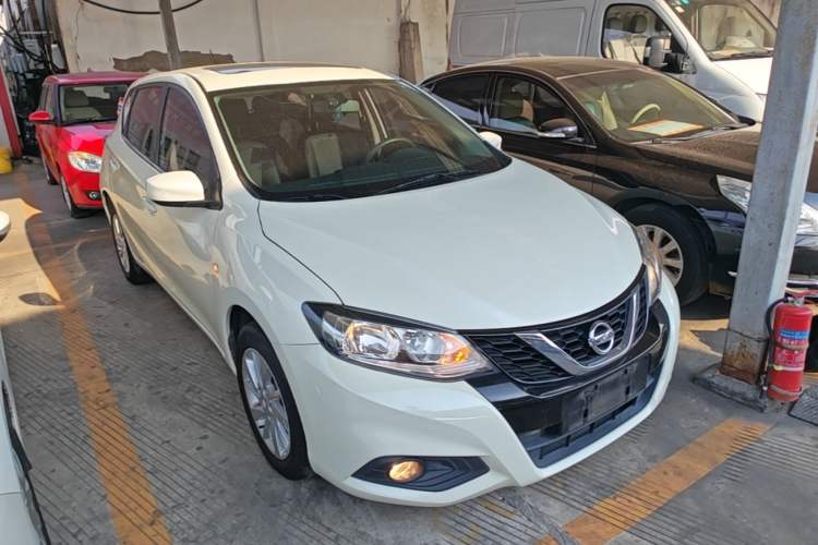 Used Nissan Tiida 2019 1.6L CVT Cool Edition China VI Standard Front Right 45 Deg