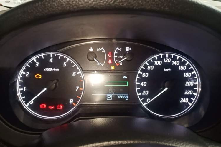 Used Nissan Tiida 2019 1.6L CVT Cool Edition China VI Standard Instrument Cluster