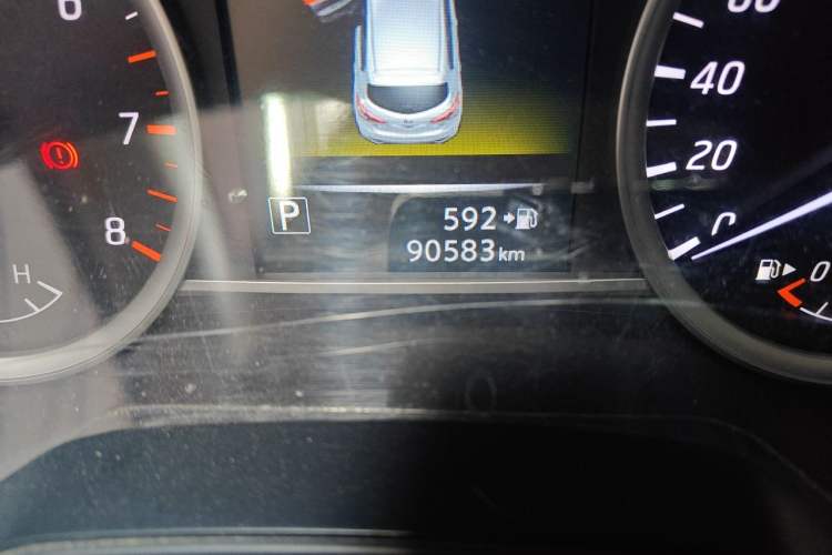 Used Nissan Tiida 2019 1.6L CVT Smart Enjoyment Version China VI Standard Odometer Close Up