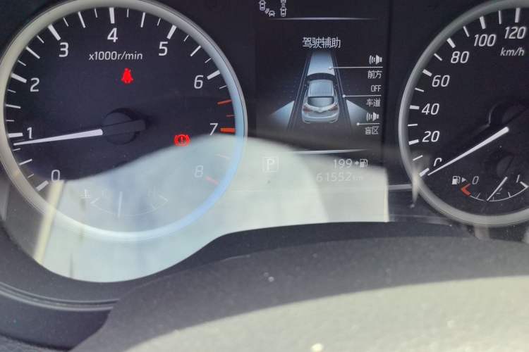 Used Nissan Tiida 2019 1.6L CVT Smart Drive Version China VI Standard Odometer Close Up