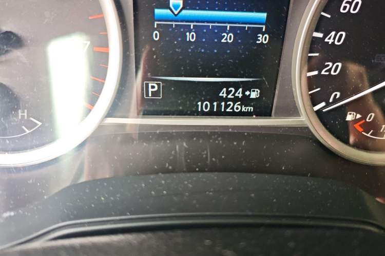 Used Nissan Tiida 2019 1.6L CVT Smart Drive Version China VI Standard Odometer Close Up