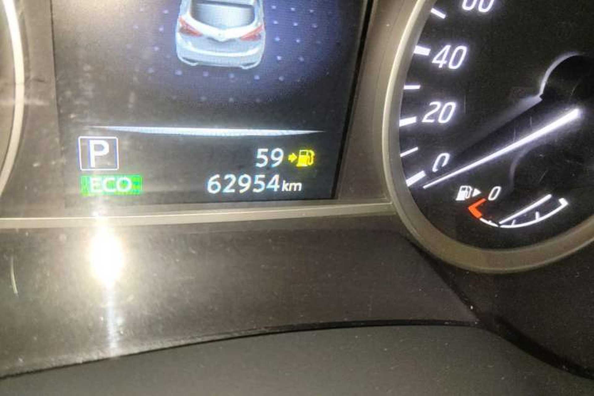 Used Nissan Tiida 2019 1.6L CVT Smart Drive Version China VI Standard Odometer Close Up