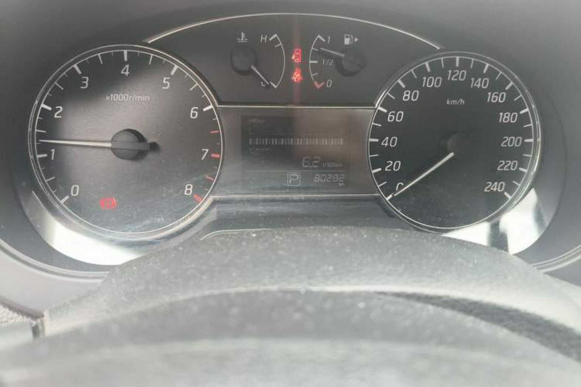 Used Nissan Tiida 2019 1.6L CVT Cool Edition China VI Standard Odometer Close Up