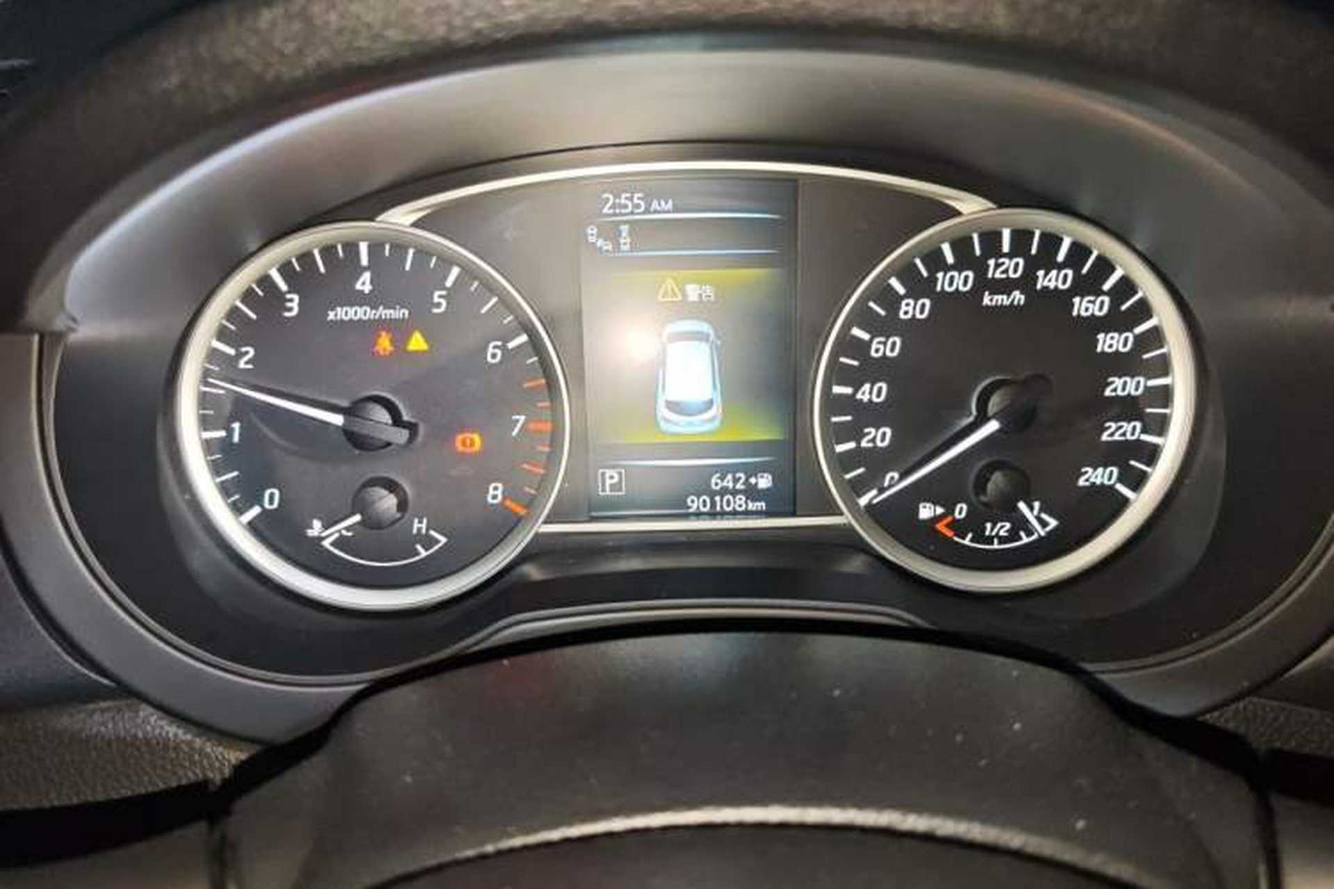 Used Nissan Tiida 2019 1.6L CVT Smart Drive Version China VI Standard Odometer Close Up