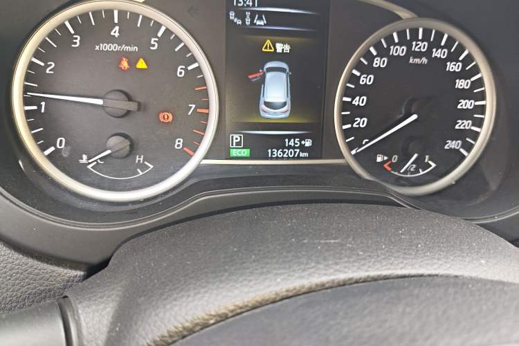 Used Nissan Tiida 2019 1.6L CVT Smart Drive Version China VI Standard Odometer Close Up