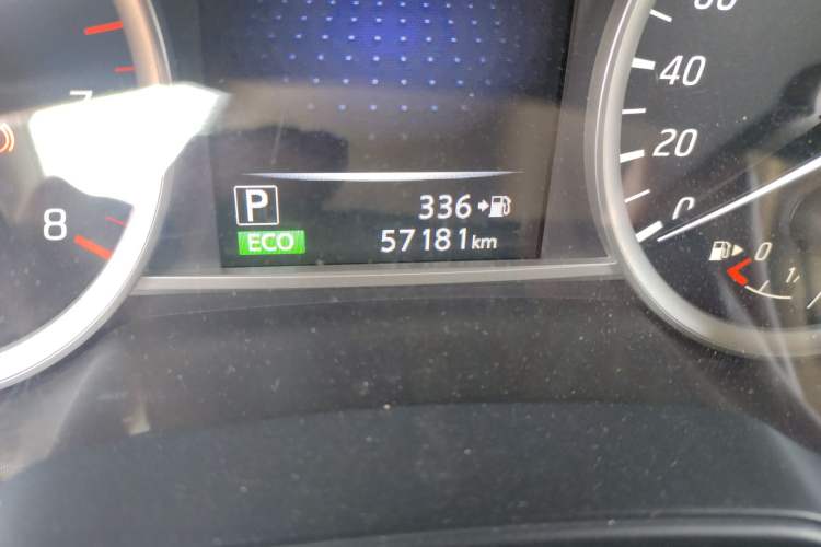 Used Nissan Tiida 2019 1.6L CVT Smart Drive Version China VI Standard Odometer Close Up