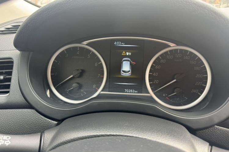 Used Nissan Tiida 2019 1.6L CVT Smart Enjoyment Version China VI Standard Odometer Close Up