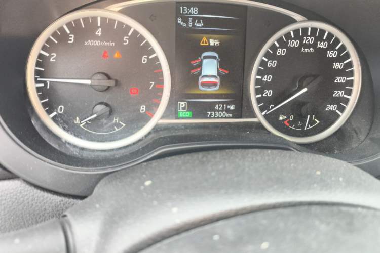 Used Nissan Tiida 2019 1.6L CVT Smart Drive Version China VI Standard Odometer Close Up